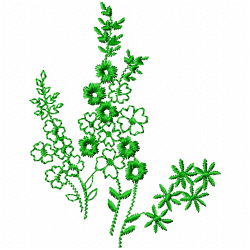 Flowers And Tree Embroidery Design 5 Flowers And Tree Embroidery Design 5